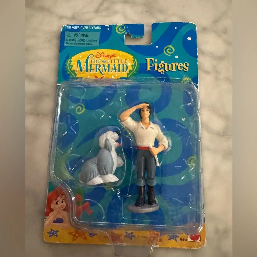 The Little Mermaid Prince Eric and Max Figurine New in Box